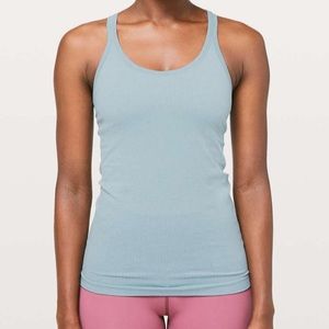 Lululemon Ebb to Street Tank in Blue Cast
